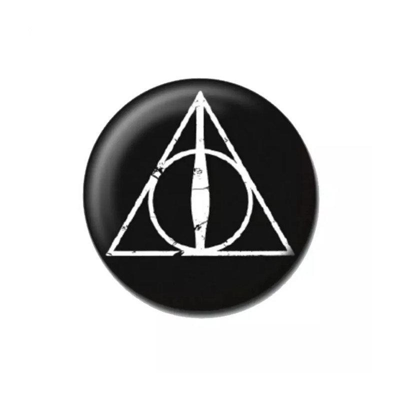 Harry Potter - Deathly Hallows Logo Button Badge - أكسسوار